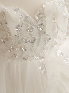 Vestido de princesa/vestido de princesa de satén y tul para niña de las flores 