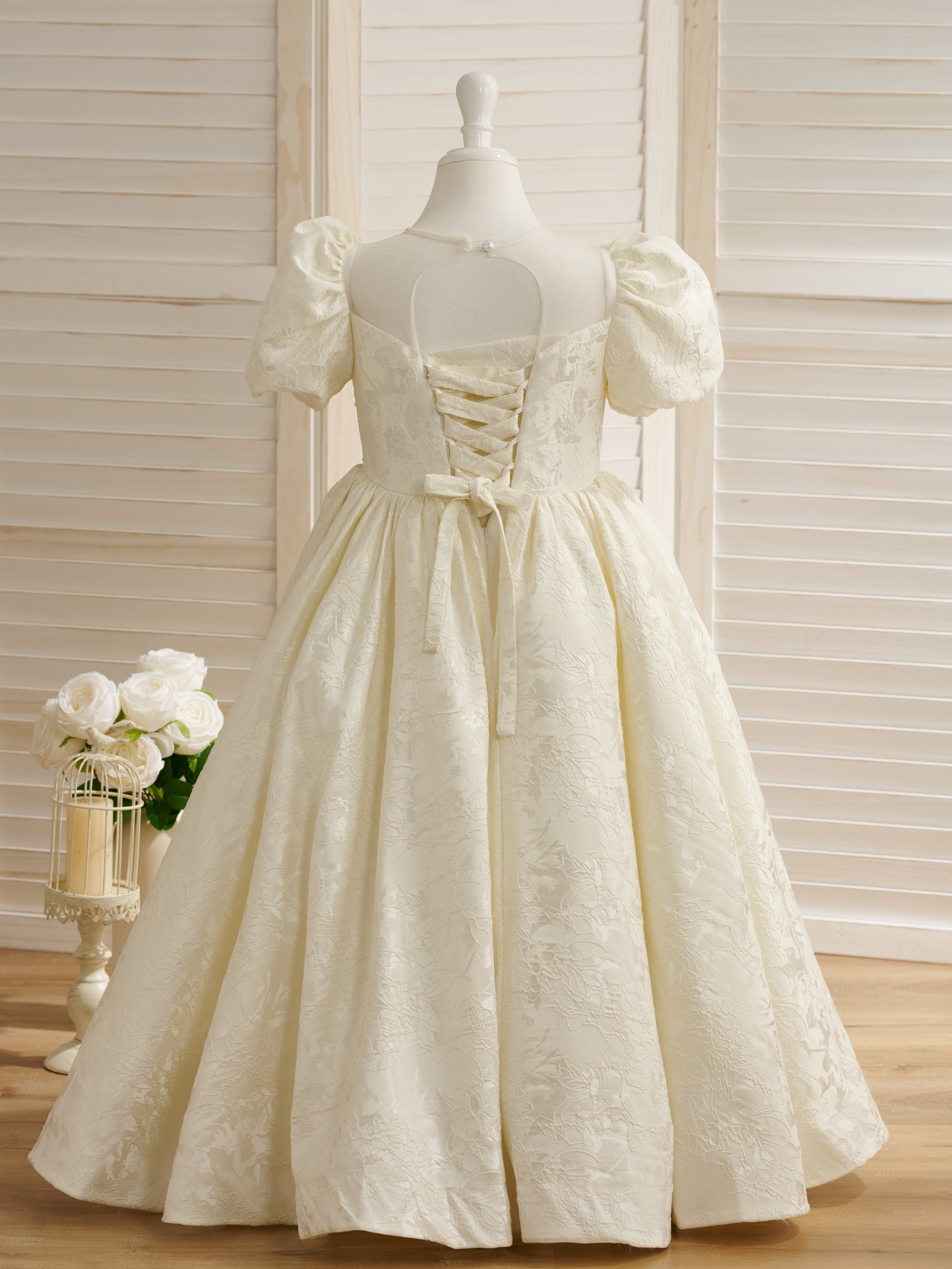Vestidos de princesa para niña de las flores 