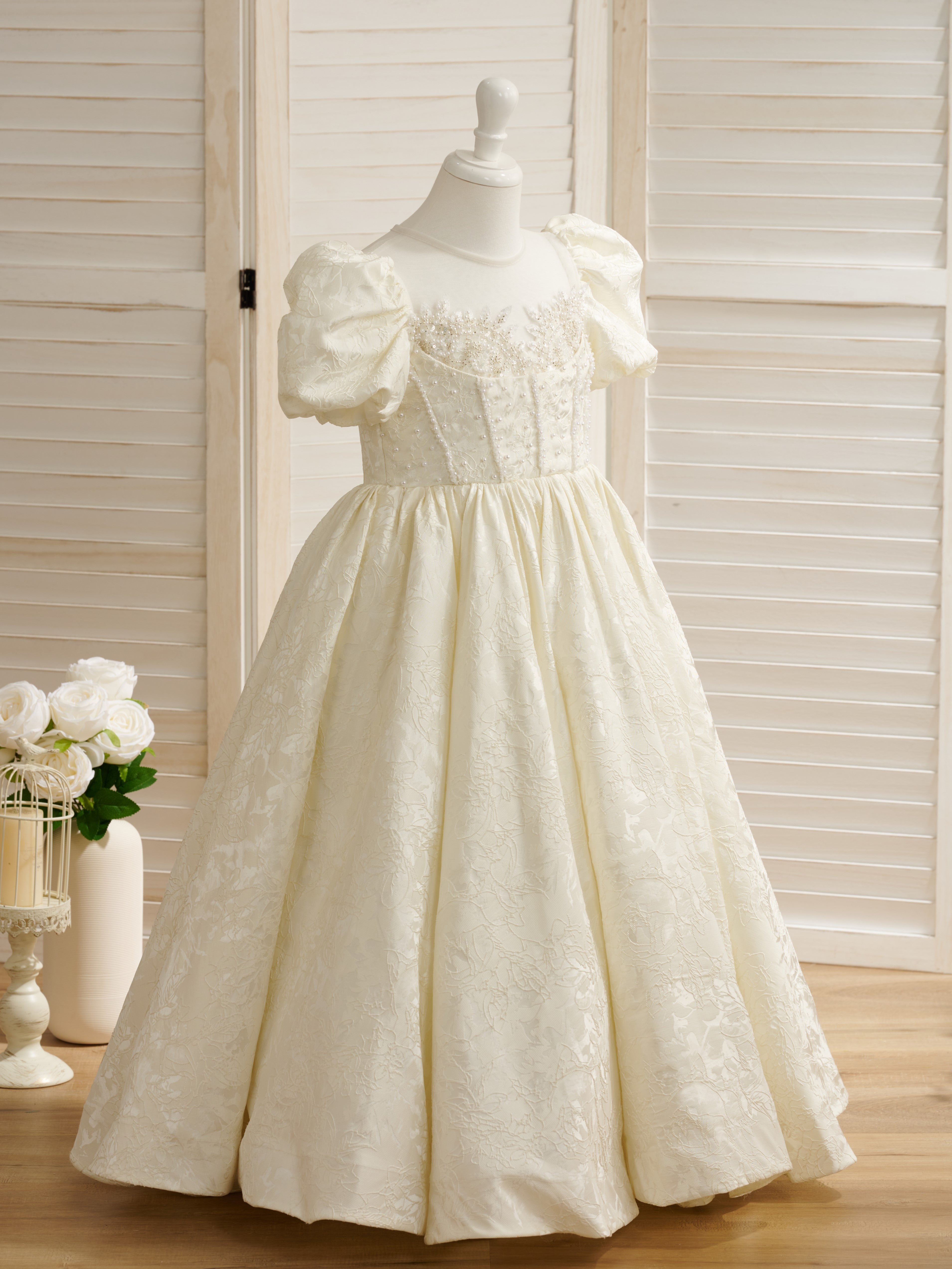 Vestidos de princesa para niña de las flores 