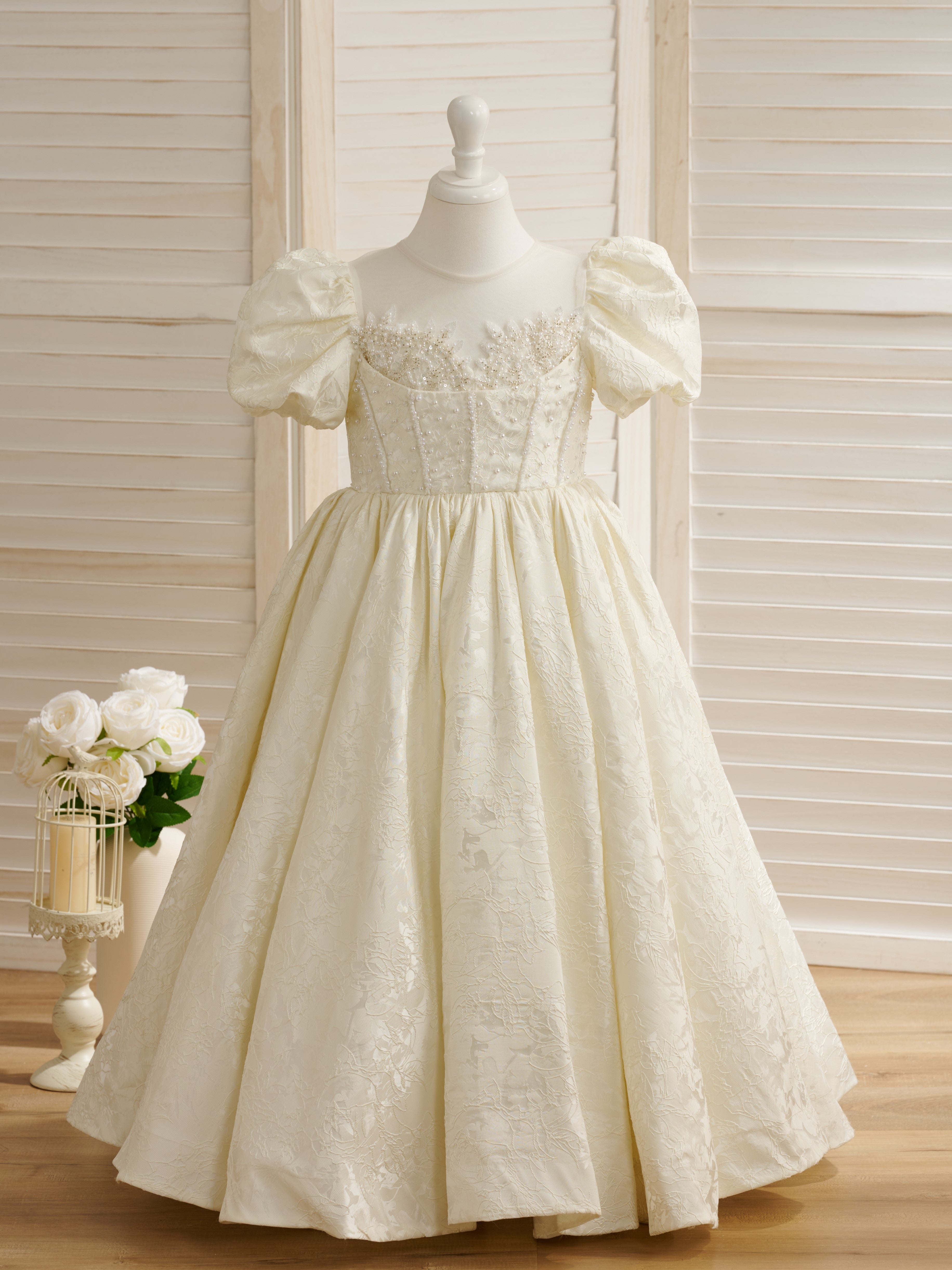 Vestidos de princesa para niña de las flores 