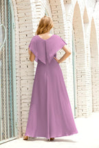 Vestido Baoleely para la madre de la novia, talla grande, escote en V, largo hasta el suelo, formal, para invitada de boda 28020