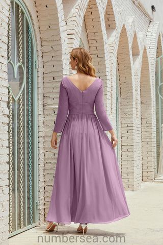 Baoleely Bridesmaid Dress Chiffon Formal Party Dress Evening Dress 28016