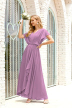 Vestido Baoleely para la madre de la novia, talla grande, escote en V, largo hasta el suelo, formal, para invitada de boda 28020