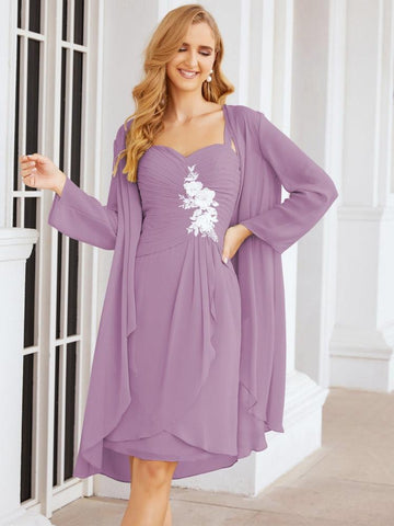 Vestidos de encaje para la madre de la novia y el novio de Sunderly, ideales para invitadas de boda (SY28066)