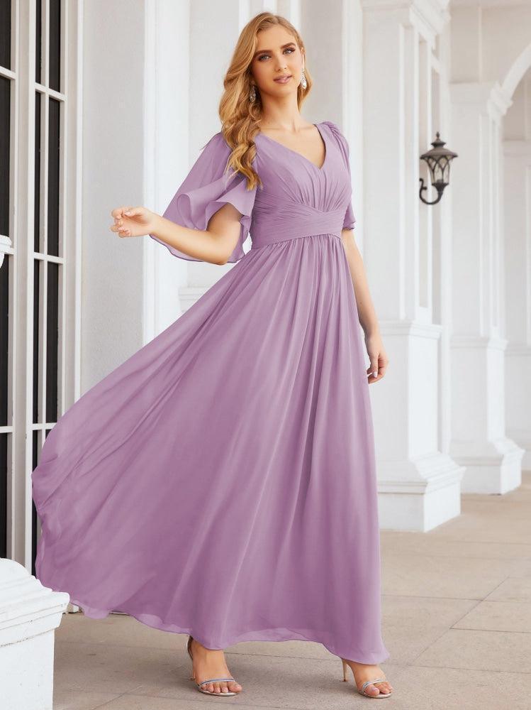 Vestidos de dama de honor para mujer, vestido largo de fiesta para boda o graduación 28068