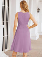 Vestidos de la madre de la novia de Sunderly, vestido de graduación, vestido plisado informal SY28065
