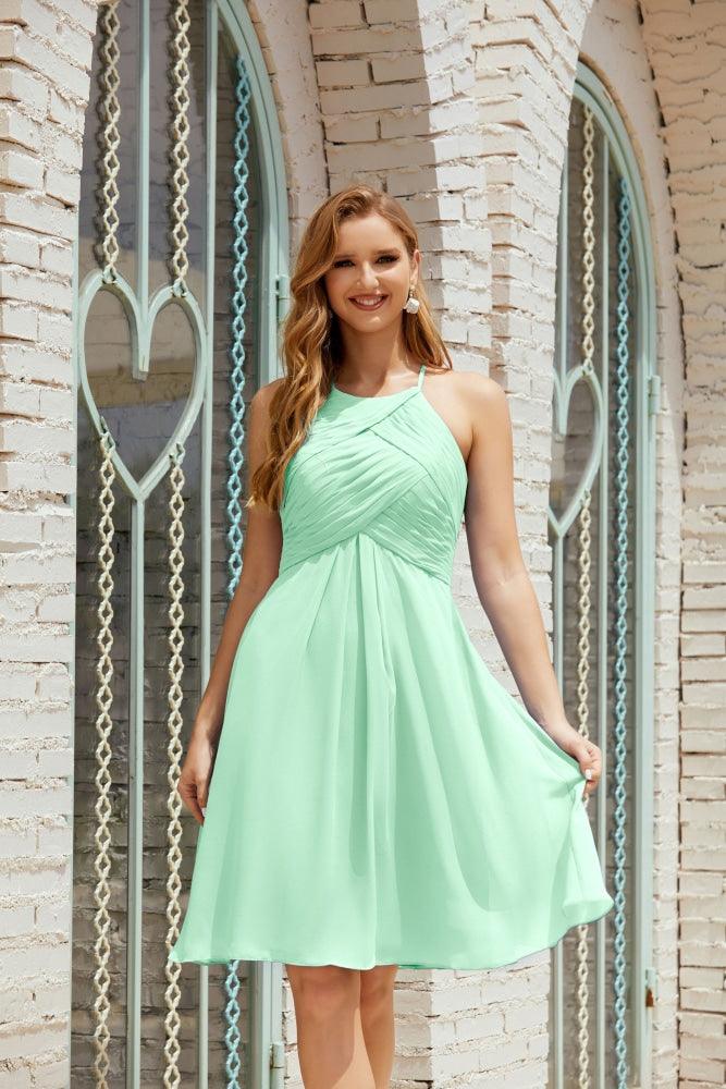 Vestidos de fiesta sin mangas, vestido formal de cóctel para graduación 28014 