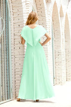 Vestido Baoleely para la madre de la novia, talla grande, escote en V, largo hasta el suelo, formal, para invitada de boda 28020