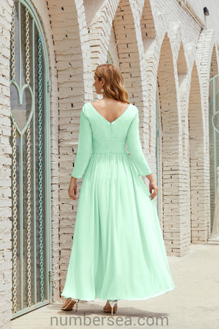 Baoleely Bridesmaid Dress Chiffon Formal Party Dress Evening Dress 28016