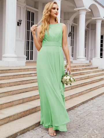 Vestidos de dama de honor Baoleely para boda, vestidos largos formales con volantes para baile de graduación 28039