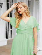 Baoleely Bridesmaid Dresses Backless Formal Prom Gowns for Evening Party Mother of The Bride Dress 28040