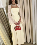Robe de soirée longue élégante de style trapèze, robe de bal Y7609