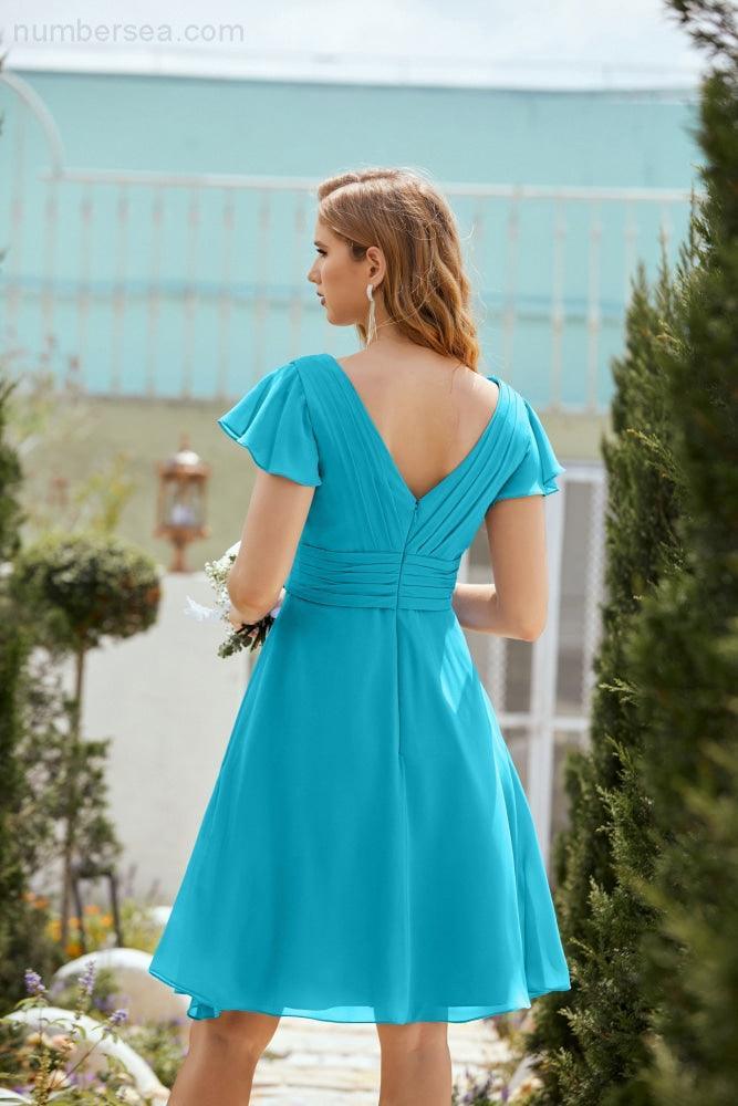 Robe de soirée mi-longue, robe de cocktail formelle, robe de bal, 28013 