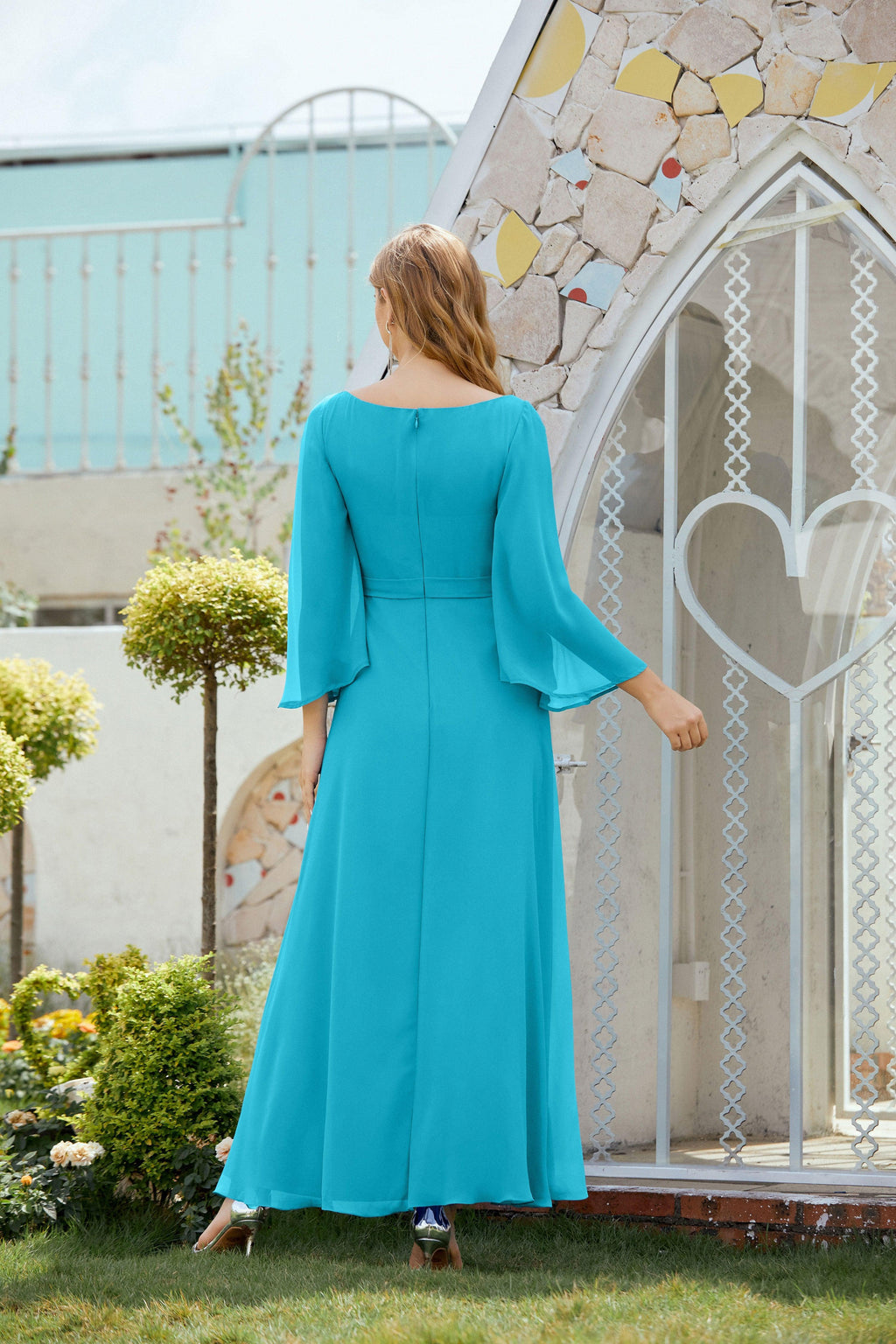 Vestidos de fiesta para la madre de la novia de Sunderly, vestido formal de graduación para invitada de boda SY28012