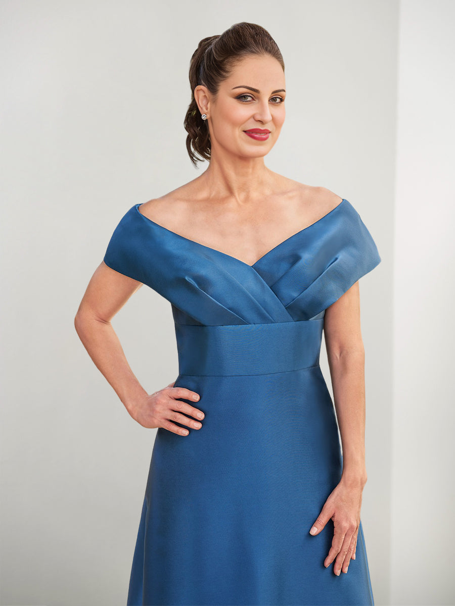 Vestidos de corte princesa/línea A para la madre de la novia con bolsillos 