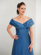 Vestidos de corte princesa/línea A para la madre de la novia con bolsillos 
