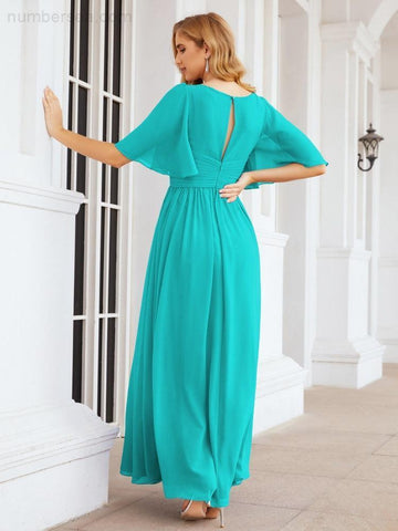 Vestidos de dama de honor para mujer, vestido largo de fiesta para boda o graduación 28068