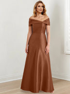 Vestidos de corte princesa/línea A hasta el suelo para la madre de la novia 