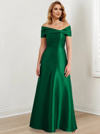 Vestidos de corte princesa/línea A hasta el suelo para la madre de la novia 