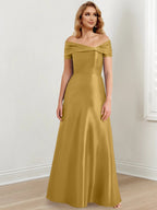 Vestidos de corte princesa/línea A hasta el suelo para la madre de la novia 