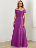 Vestidos de corte princesa/línea A hasta el suelo para la madre de la novia 