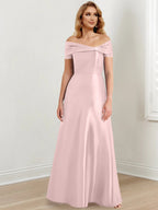 Vestidos de corte princesa/línea A hasta el suelo para la madre de la novia 