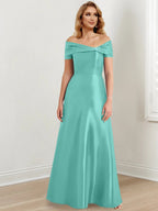 Vestidos de corte princesa/línea A hasta el suelo para la madre de la novia 
