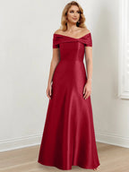 Vestidos de corte princesa/línea A hasta el suelo para la madre de la novia 