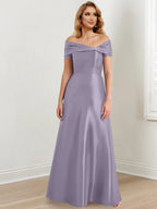 Vestidos de corte princesa/línea A hasta el suelo para la madre de la novia 