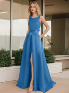 Vestidos de corte princesa/línea A para la madre de la novia 