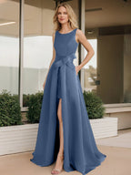 Vestidos de corte princesa/línea A para la madre de la novia 