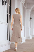 Robe de soirée deux pièces Sunnderly, coupe trapèze, pour la mère de la mariée, référence SY28072