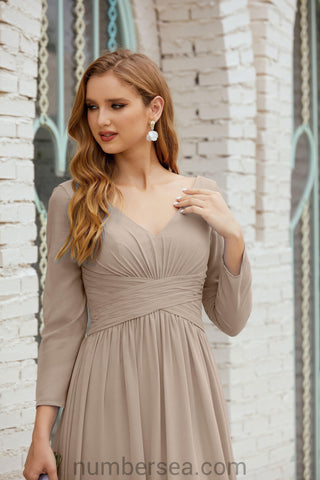 Baoleely Bridesmaid Dress Chiffon Formal Party Dress Evening Dress 28016