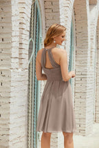 Vestidos de fiesta sin mangas, vestido formal de cóctel para graduación 28014 