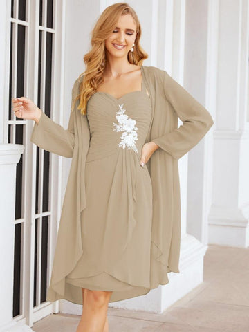 Vestidos de encaje para la madre de la novia y el novio de Sunderly, ideales para invitadas de boda (SY28066)