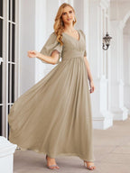 Robes de demoiselle d'honneur pour femmes, robe de soirée longue de mariage, robe de bal 28068