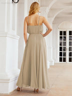 Baoleely  Halter Long Bridesmaid Dresses Formal A line Juniors Dress 28029