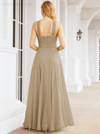 Baoleely Crisscross Halter Bridesmaid Dresses for Party Wedding Evening Prom Maxi Ball Gowns 28053