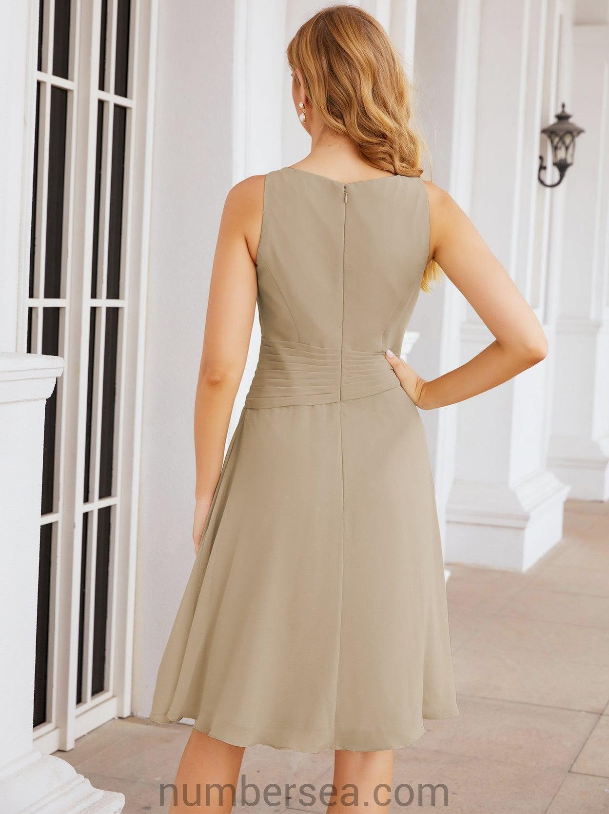 Vestidos de la madre de la novia de Sunderly, vestido de graduación, vestido plisado informal SY28065