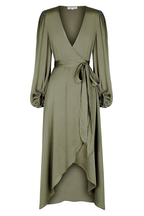 Vestido largo elegante con bajo asimétrico para mujer, ideal para citas románticas, bodas, fiestas de graduación y eventos especiales (Y4755)