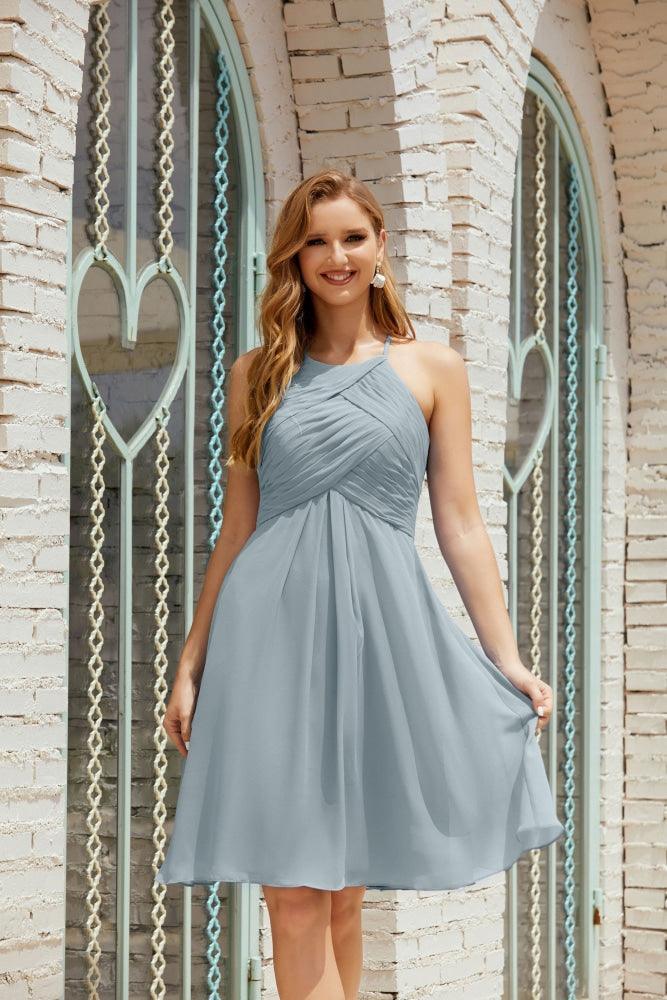 Vestidos de fiesta sin mangas, vestido formal de cóctel para graduación 28014 
