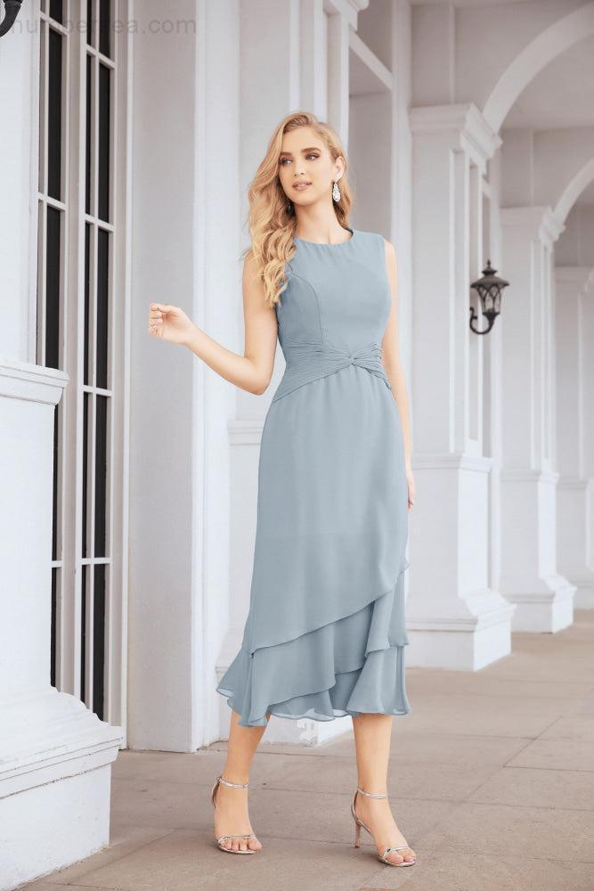 Robe de soirée deux pièces Sunnderly, coupe trapèze, pour la mère de la mariée, référence SY28072