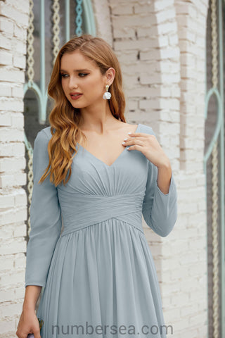 Baoleely Bridesmaid Dress Chiffon Formal Party Dress Evening Dress 28016