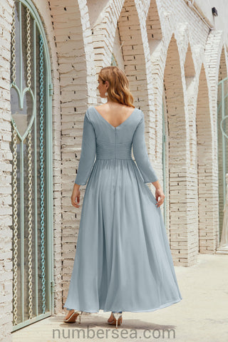 Baoleely Bridesmaid Dress Chiffon Formal Party Dress Evening Dress 28016