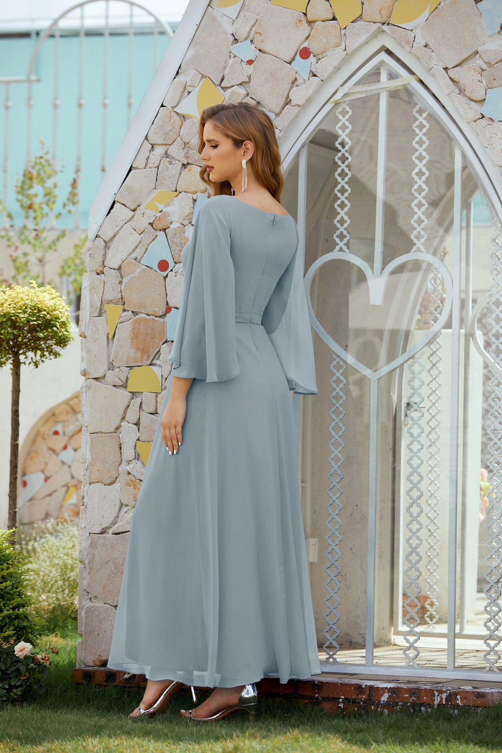 Vestidos de fiesta para la madre de la novia de Sunderly, vestido formal de graduación para invitada de boda SY28012