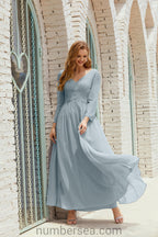 Baoleely Bridesmaid Dress Chiffon Formal Party Dress Evening Dress 28016