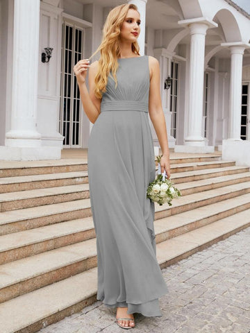 Vestidos de dama de honor Baoleely para boda, vestidos largos formales con volantes para baile de graduación 28039