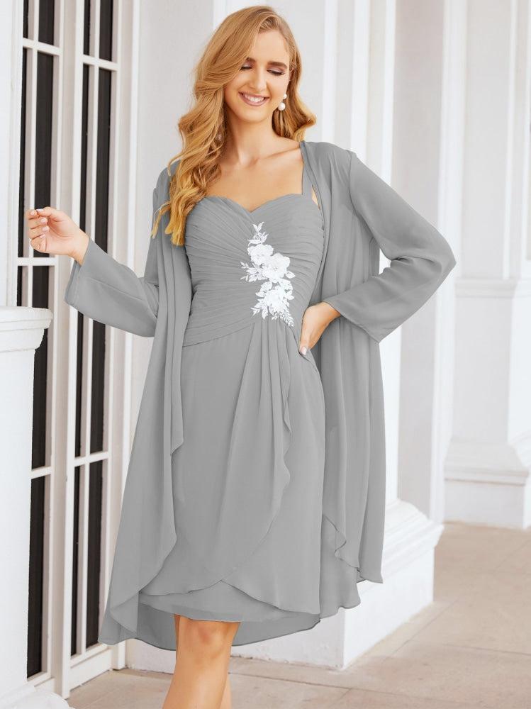 Vestidos de encaje para la madre de la novia y el novio de Sunderly, ideales para invitadas de boda (SY28066)