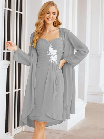 Vestidos de encaje para la madre de la novia y el novio de Sunderly, ideales para invitadas de boda (SY28066)