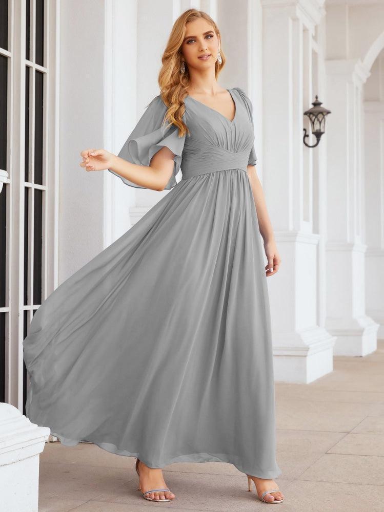 Vestidos de dama de honor para mujer, vestido largo de fiesta para boda o graduación 28068